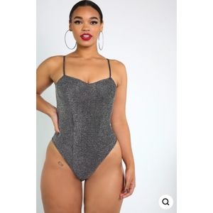 REBDOLLS "HARD TO FORGET" SHIMMERY BODYSUIT